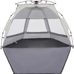 vidaXL 2-personers campingtelt vandtæt quick-release grå