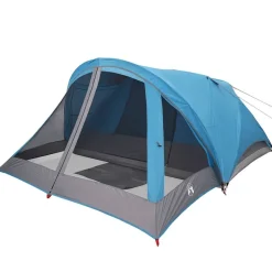 vidaXL 4-personers campingtelt vandtæt blå