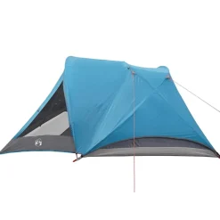 vidaXL 4-personers campingtelt vandtæt blå