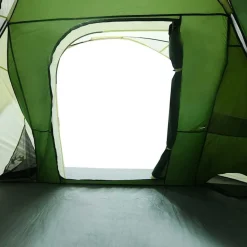 vidaXL 4-personers campingtelt vandtæt grøn