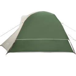 vidaXL 4-personers campingtelt vandtæt grøn