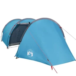 vidaXL 4-personers campingtelt vandtæt blå