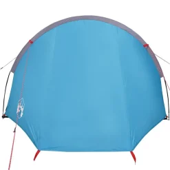 vidaXL 4-personers campingtelt vandtæt blå