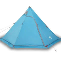 vidaXL 5-personers campingtelt vandtæt blå
