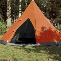 vidaXL 4-personers campingtelt vandtæt orange