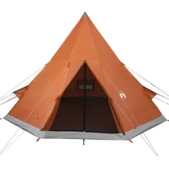 vidaXL 4-personers campingtelt vandtæt orange