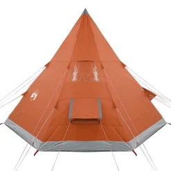 vidaXL 4-personers campingtelt vandtæt orange