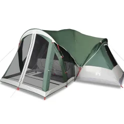 vidaXL 8-personers campingtelt vandtæt grøn