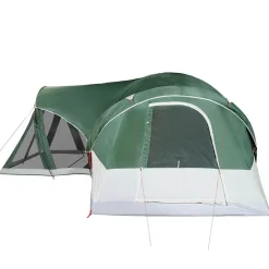 vidaXL 8-personers campingtelt vandtæt grøn