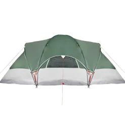 vidaXL 8-personers campingtelt vandtæt grøn