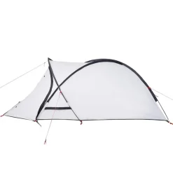 vidaXL 2-personers campingtelt vandtæt mørklægningsstof hvid