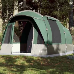 vidaXL 3-personers campingtelt vandtæt grøn