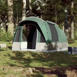 vidaXL 3-personers campingtelt vandtæt grøn