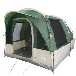 vidaXL 3-personers campingtelt vandtæt grøn