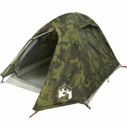vidaXL 2-personers campingtelt vandtæt kuppel camouflage