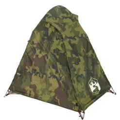 vidaXL 2-personers campingtelt vandtæt kuppel camouflage