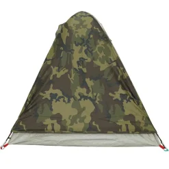 vidaXL 2-personers campingtelt vandtæt kuppel camouflage