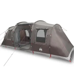 vidaXL 4-personers campingtelt vandtæt brun