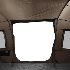 vidaXL 4-personers campingtelt vandtæt brun