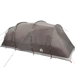 vidaXL 4-personers campingtelt vandtæt brun