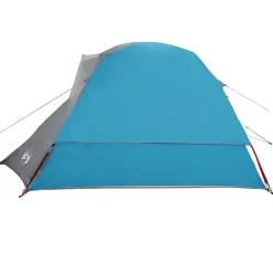 vidaXL 4-personers campingtelt vandtæt blå