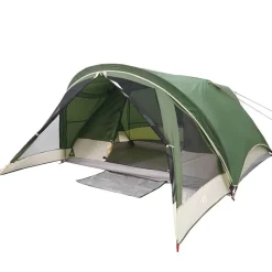 vidaXL 4-personers campingtelt vandtæt grøn