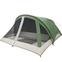vidaXL 4-personers campingtelt vandtæt grøn
