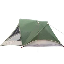 vidaXL 4-personers campingtelt vandtæt grøn