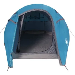 vidaXL 3-personers campingtelt vandtæt blå