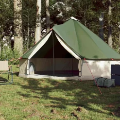 vidaXL 6-personers campingtelt vandtæt grøn