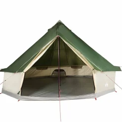 vidaXL 6-personers campingtelt vandtæt grøn