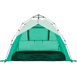 vidaXL 3-personers campingtelt vandtæt quick-release grøn