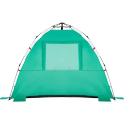 vidaXL 3-personers campingtelt vandtæt quick-release grøn