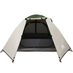vidaXL 2-personers campingtelt vandtæt kuppel grøn