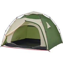 vidaXL 4-personers campingtelt quick-release grøn