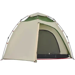 vidaXL 4-personers campingtelt quick-release grøn