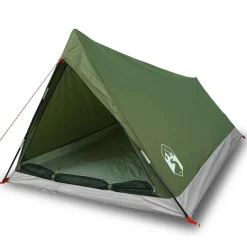 vidaXL 2-personers campingtelt vandtæt olivengrøn