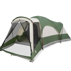 vidaXL 8-personers campingtelt vandtæt grøn