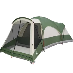 vidaXL 8-personers campingtelt vandtæt grøn