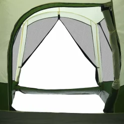 vidaXL 8-personers campingtelt vandtæt grøn