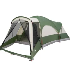 vidaXL 8-personers campingtelt vandtæt grøn
