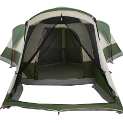 vidaXL 8-personers campingtelt vandtæt grøn