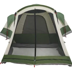 vidaXL 8-personers campingtelt vandtæt grøn