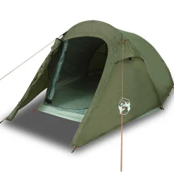 vidaXL 3-personers campingtelt vandtæt olivengrøn