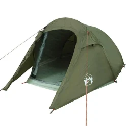 vidaXL 3-personers campingtelt vandtæt olivengrøn