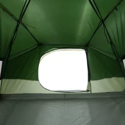 vidaXL 4-personers campingtelt vandtæt kuppel grøn