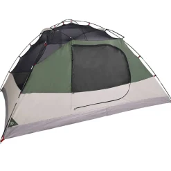 vidaXL 4-personers campingtelt vandtæt kuppel grøn