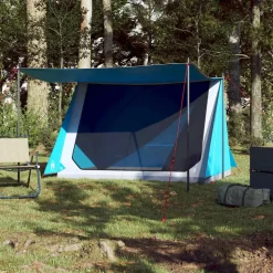 vidaXL 2-personers campingtelt vandtæt blå