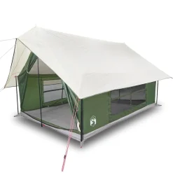 vidaXL 5-personers campingtelt vandtæt grøn