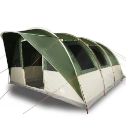 vidaXL 5-personers campingtelt vandtæt grøn